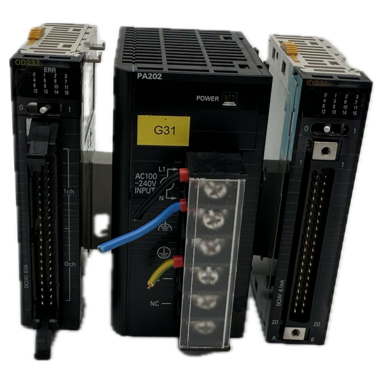 LK4198 Posten 3 Stück Omron CJ1W-PA202 CJ1W-ID231 CJ1W-OD232