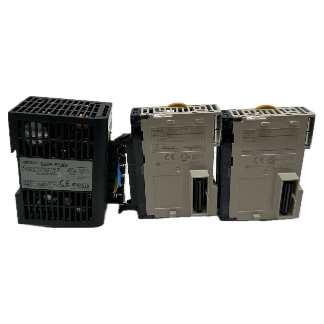 Posten 3 Stück Omron CJ1W-PA202 CJ1W-ID231 CJ1W-OD232_3