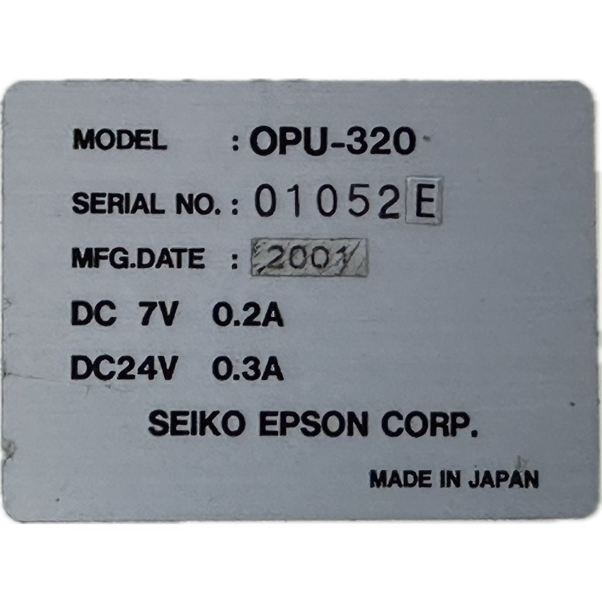 Epson OPU-320ohne Schlüssel-4