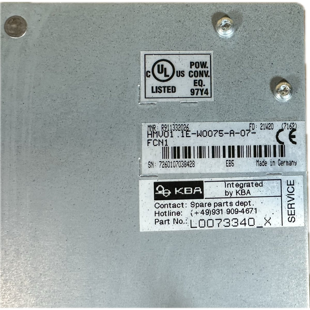 Rexroth HMV01.1E-W0075-A-07-FCN1-4