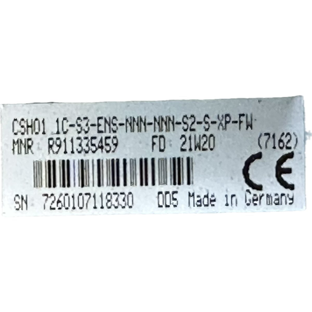Rexroth CSH01.1C-S3-ENS-NNN-NNN-S2-S-XP-FW-4