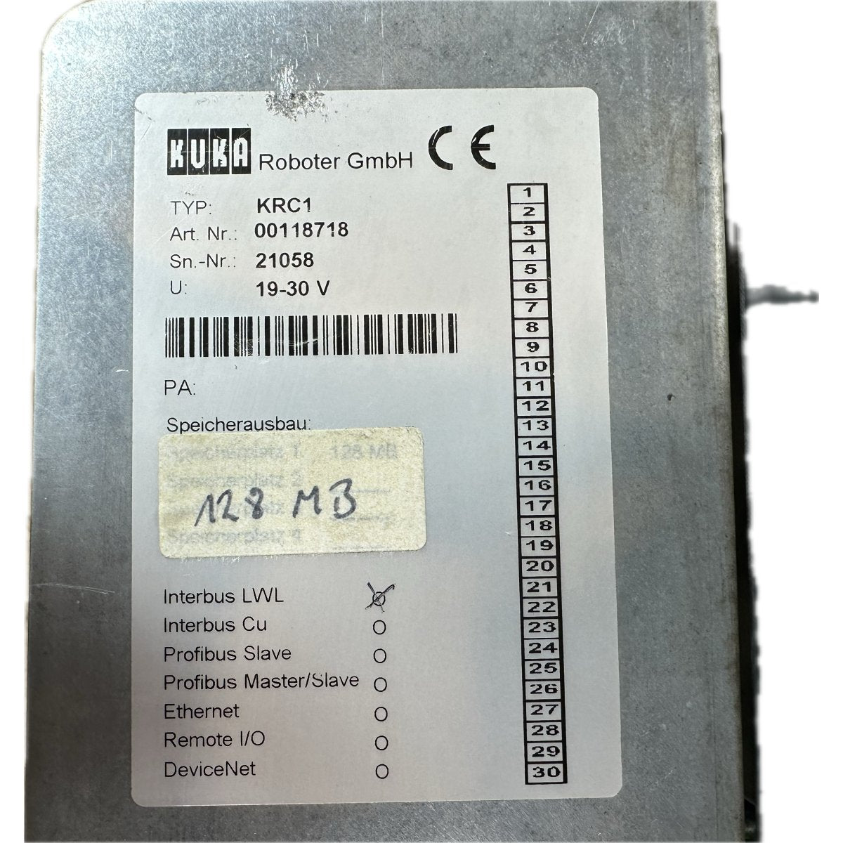 Kuka KRC1 00118718-4