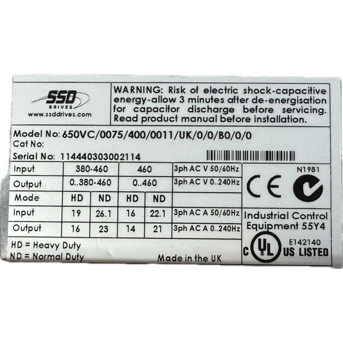 LK4323 Umrichter SSD 650VC/0075/400/0011/UK/0/0/B0/0_4
