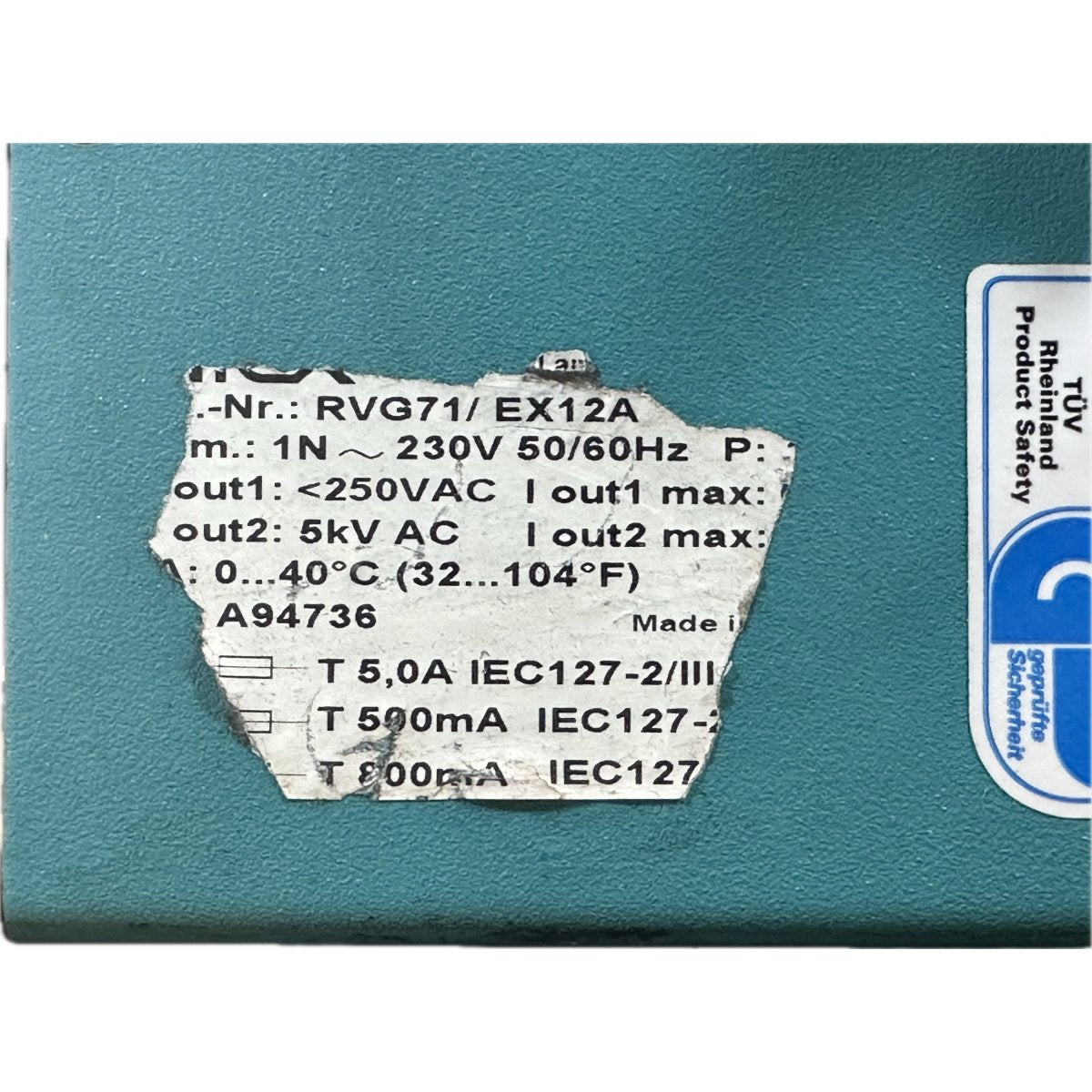 LK4353 Hochspannungsnetzteil Eltex RVG71/EX12A 5KV Positiv_4