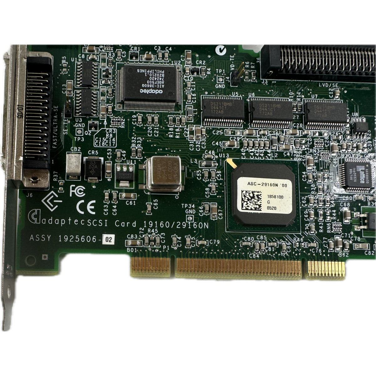 LK4358 Interface Card Adaptec SCSI FAB 1925607-00 1925606-09_4