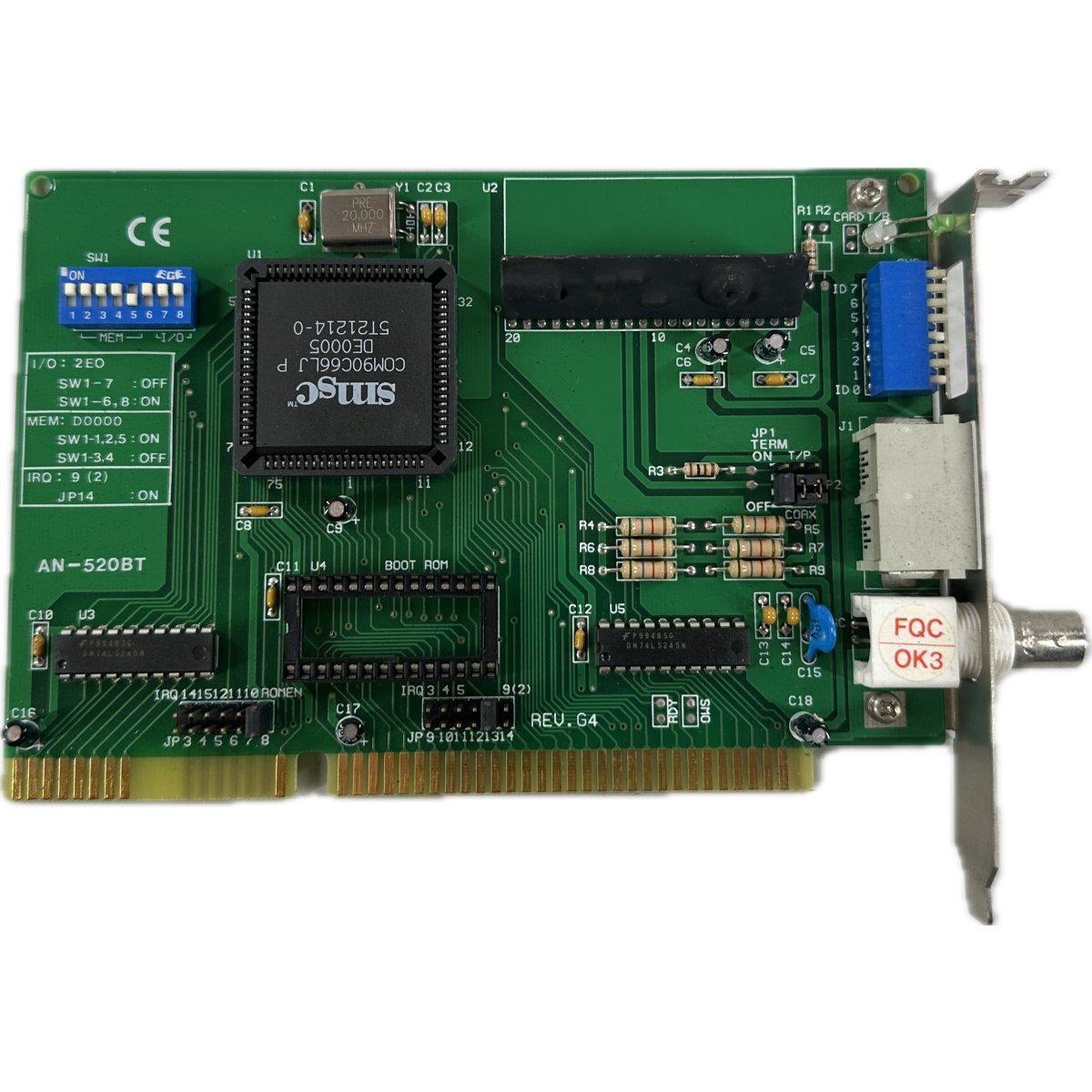 .LK4365 Arcnet card EAE AN-520BT LCS-8630TCBS_3