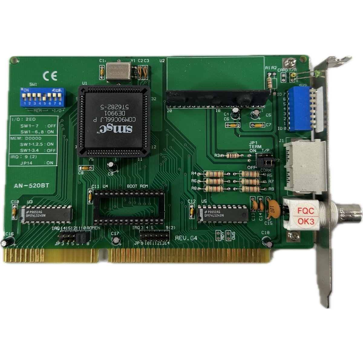 LK4368 Arcnet card EAE AN-520BT 88A030003272_3