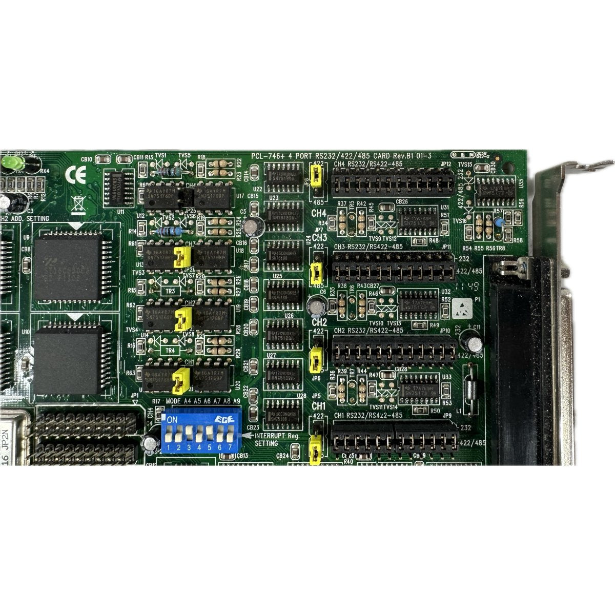 LK4381 Steckkarte Advantech 19C3074600 PCL-746+ 4 Port RS232/422/485_3