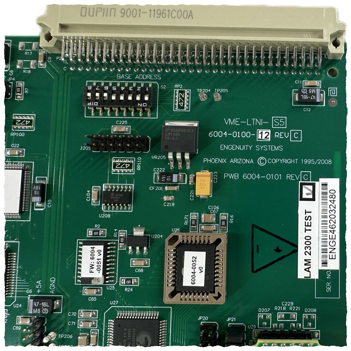LK4474 Network Interface LonTalk VME-LTNI-S5 PWB 6004-0101 RevC_4