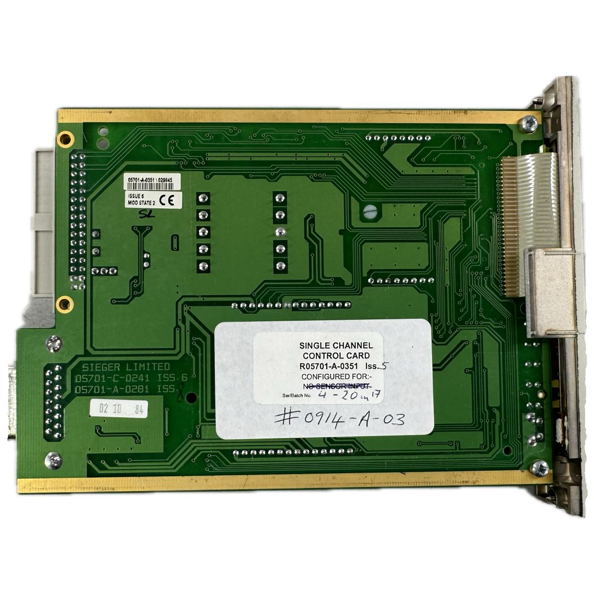 .LK4506 Control card Honeywell Sieger Limited R05701-A-0351_4