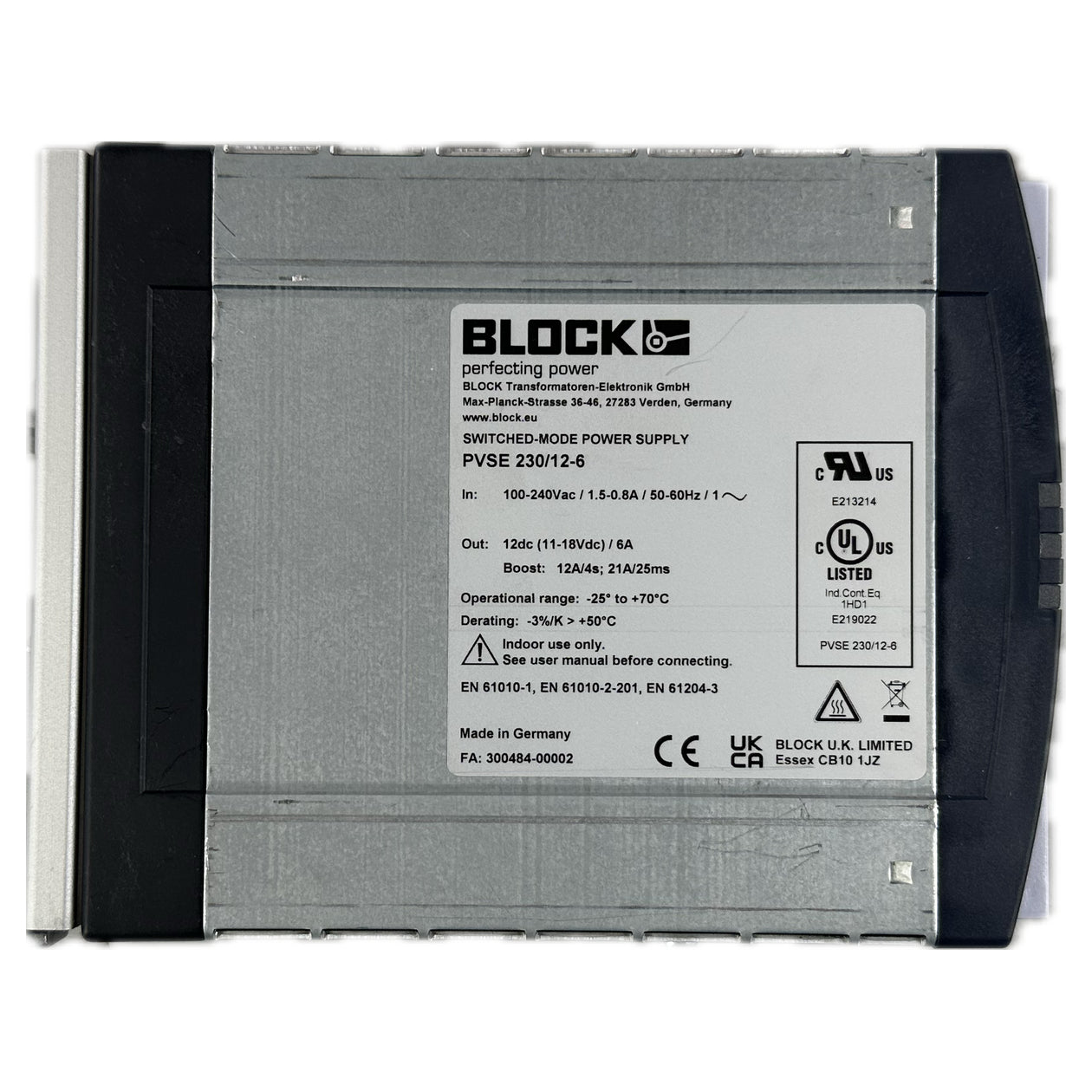 LK4587 Power Supply Block PVSE 230/12-6_4