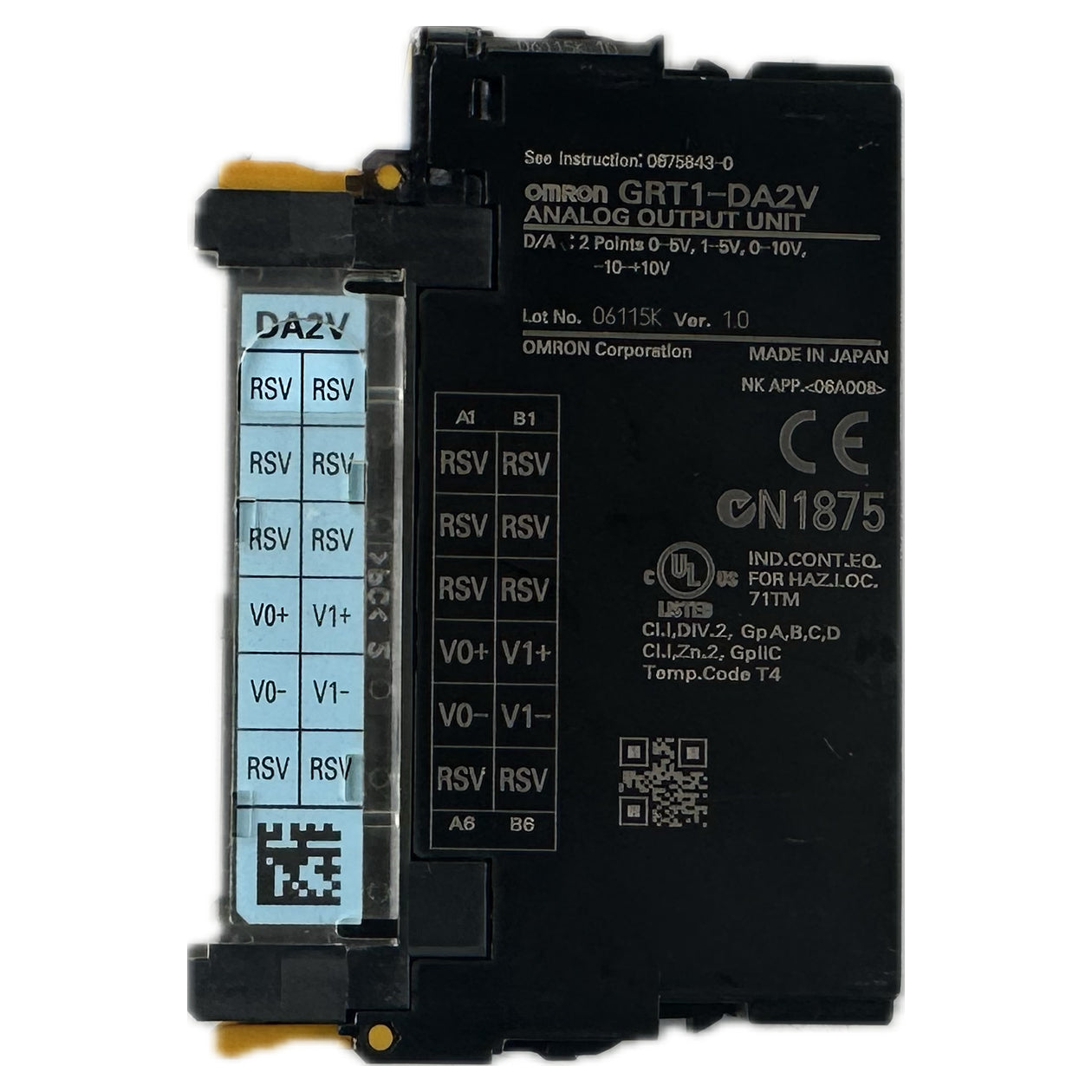 .LK4699 Analog Output Unit Omron GRT1-DA2V_4