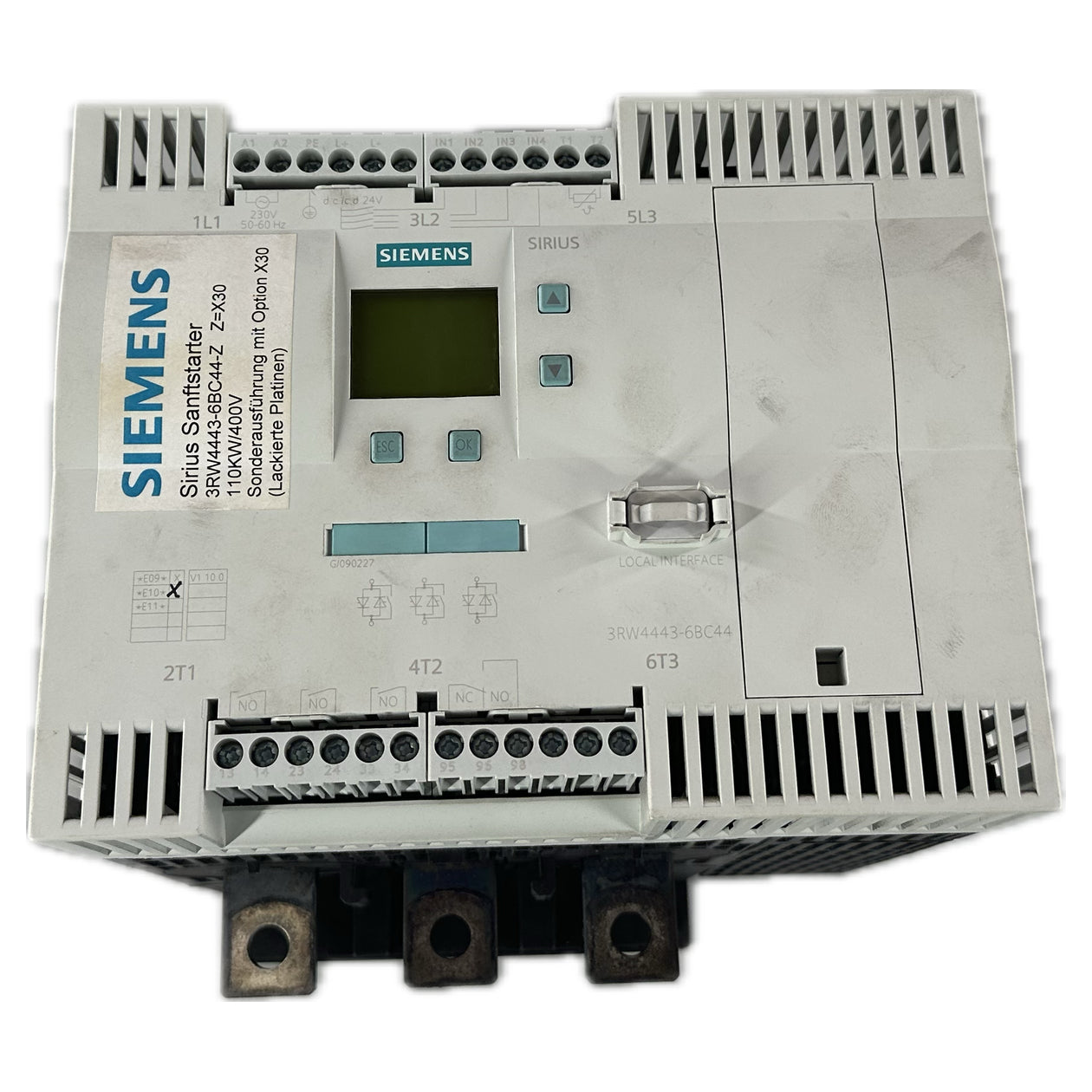 LK4722 Sanftstarter Siemens 3RW4443-6BC44 110KW/400V_3