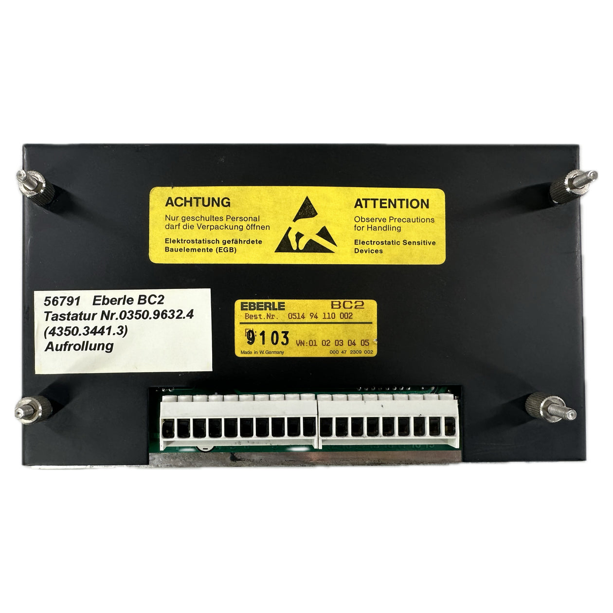 LK4731 Bedienpanel Müller Martini Eberle BC2 051494110002 91/03_4