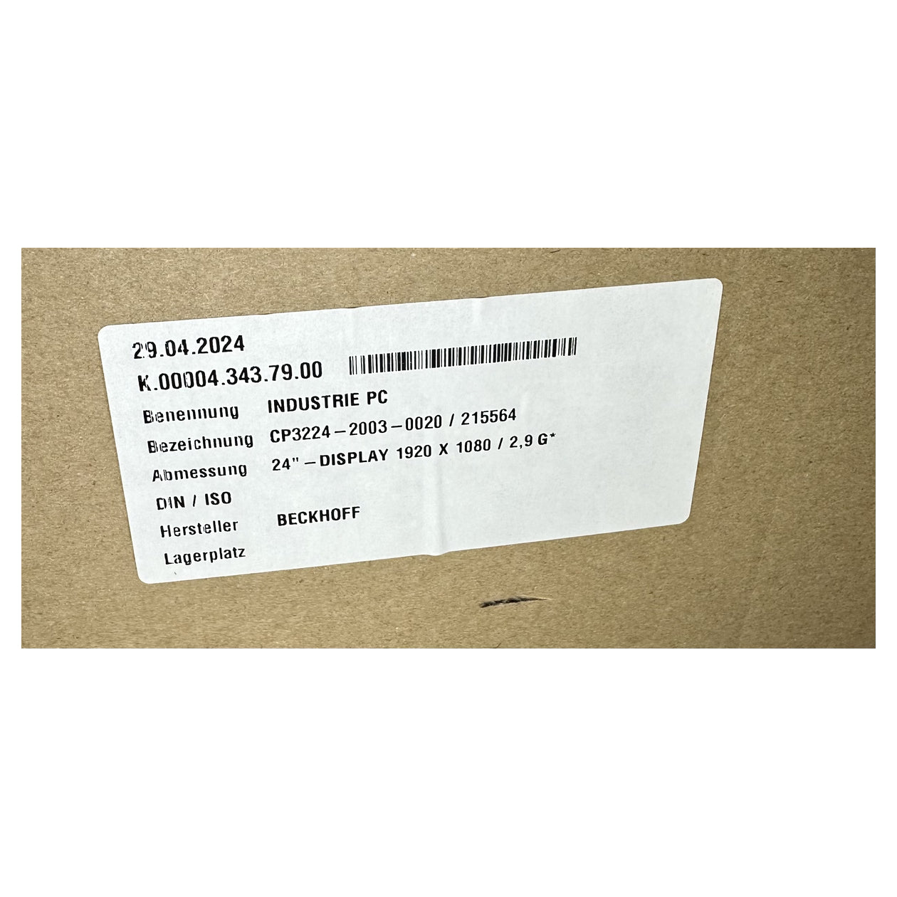 LK4777 Touchpanel PC Beckhoff CP3224-2003-0020 24" Display_6