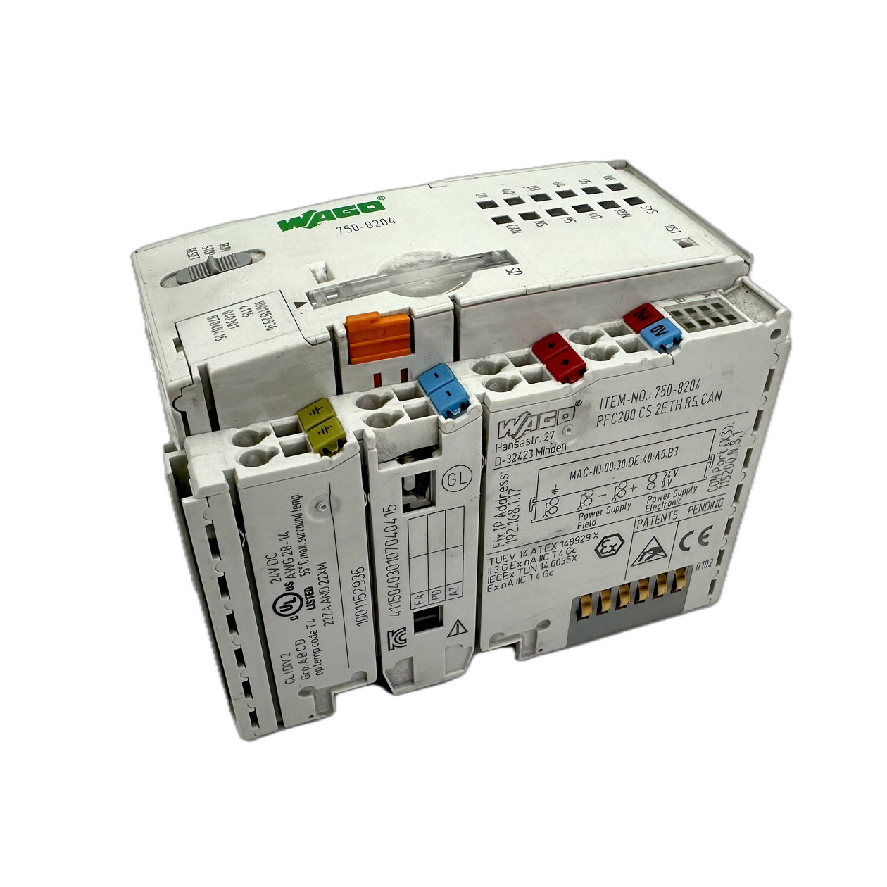 LK4855 Controller PFC200 Ethernet RS-232 485 Can Wago 750-8204_2