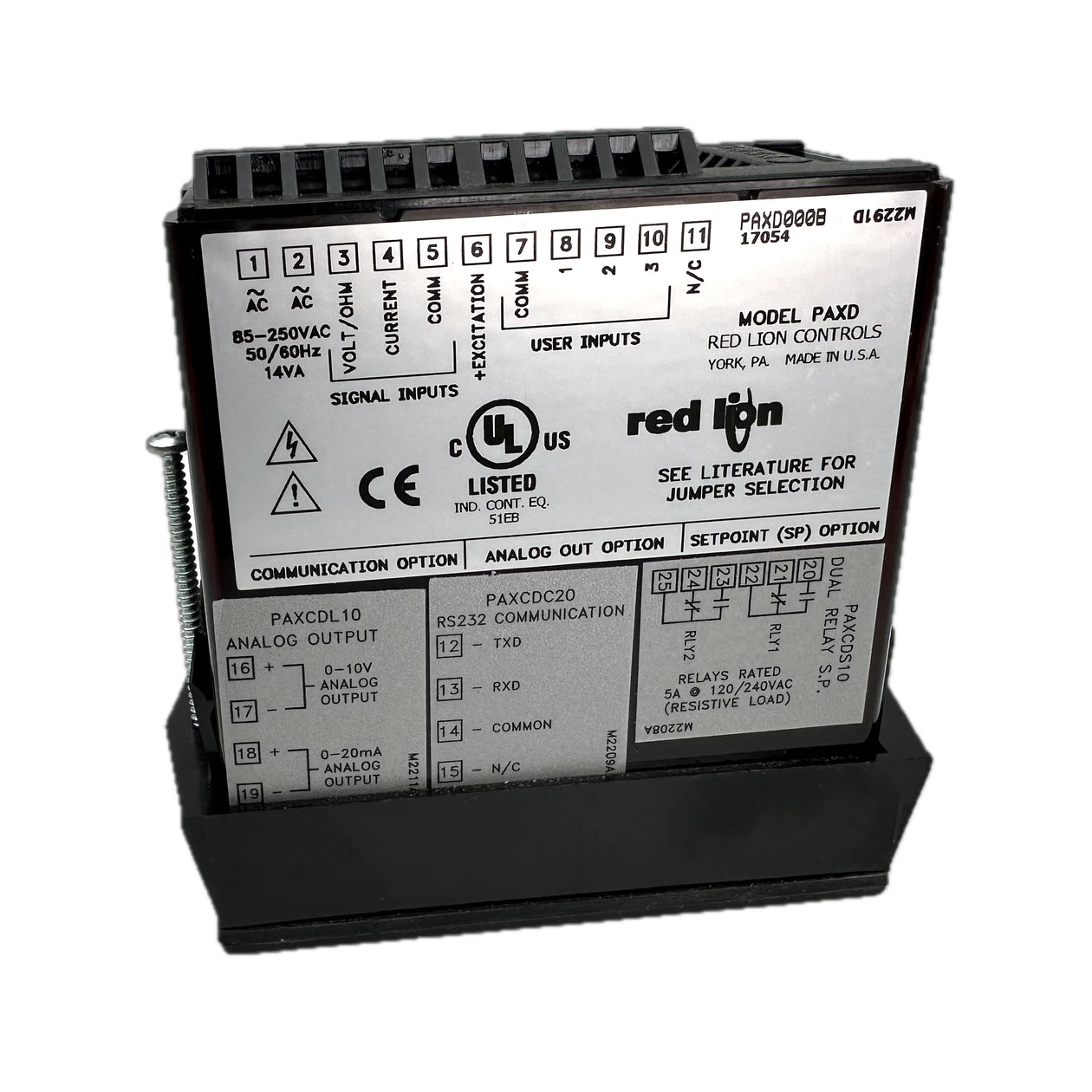 LK4867 Digitales Multifunktionsmessgerät Red Lion PAXD000B Volt Strom Ohm_6