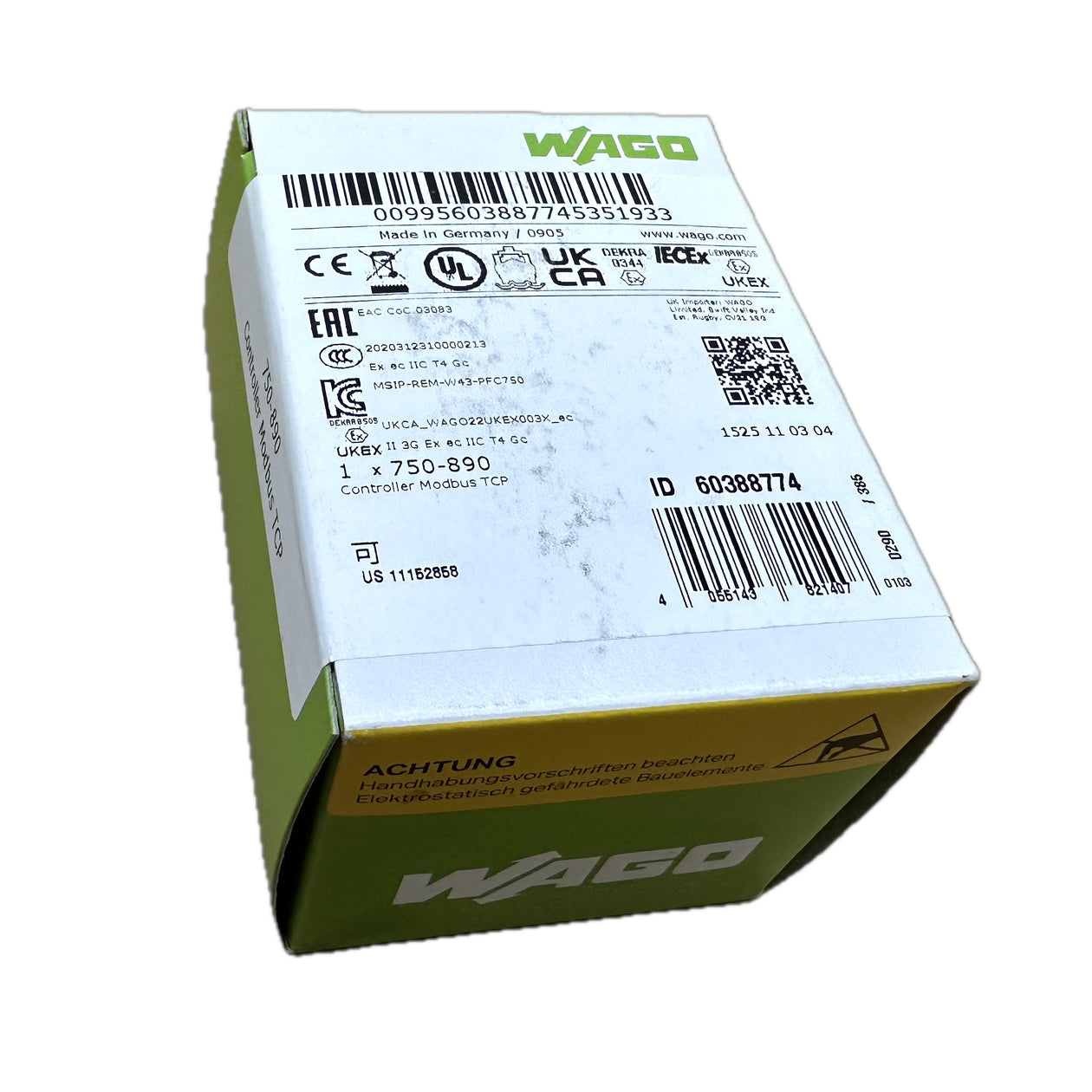 LK4884 Controller Modbus TCP 4 Gen 2x Ethernet Wago 750-890 versiegelt