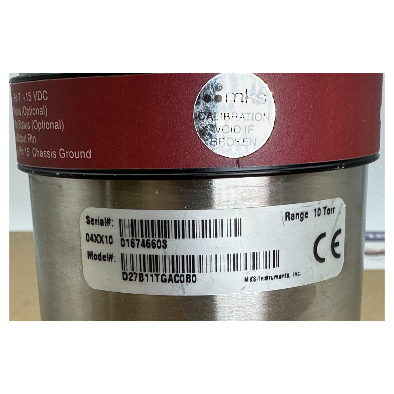 LK4889 Baratron Dual Range Monometer MKS D27B11TGACOBO 10 Torr_4