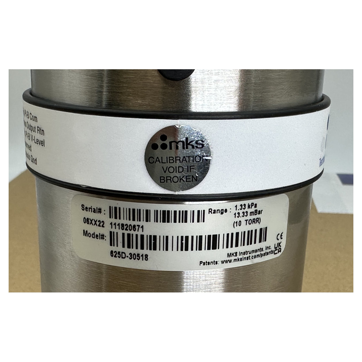 LK4890 Baratron Capacitance Manometer MKS 625D-30518 10 Torr_4