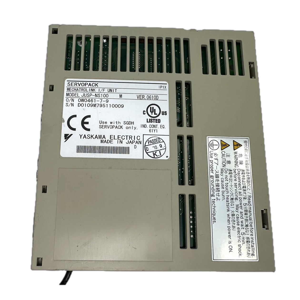 LK4908 Servopack Mechatrolink I F Unit Yaskawa JUSP-NS100 Vers 6_3
