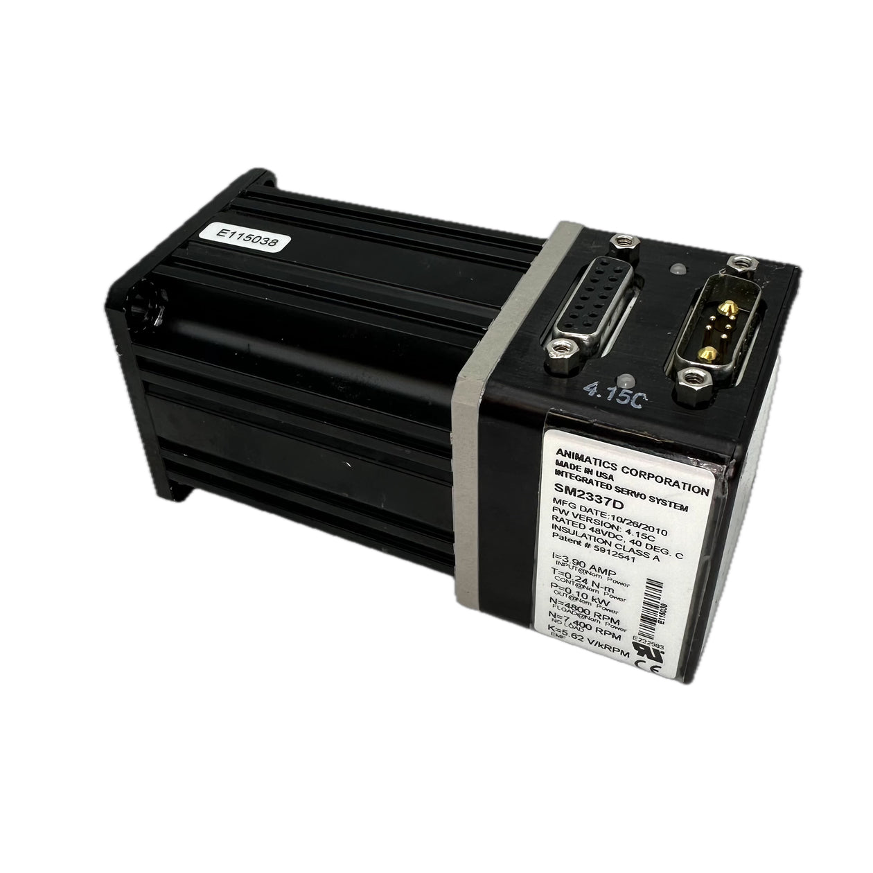 LK4920 AC Servomotor Animatics Corporation SM233D_4