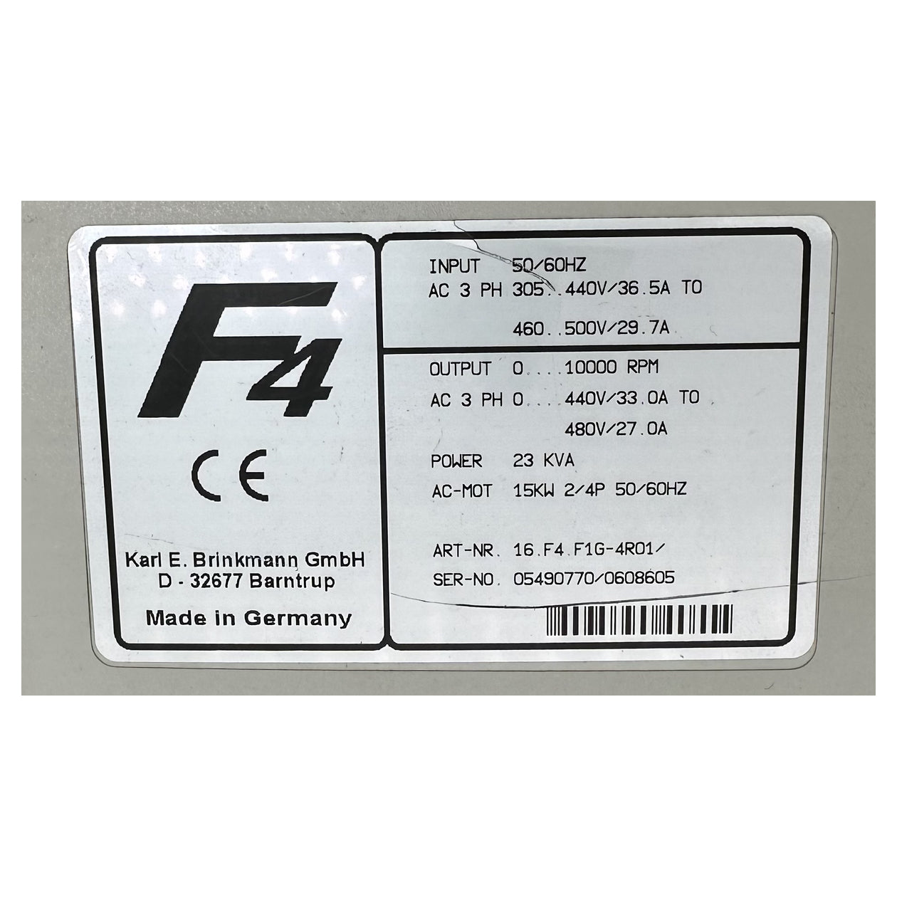 LK4931 Frequency Converter KEB 16.F4.F1G-4R01 15KW_5