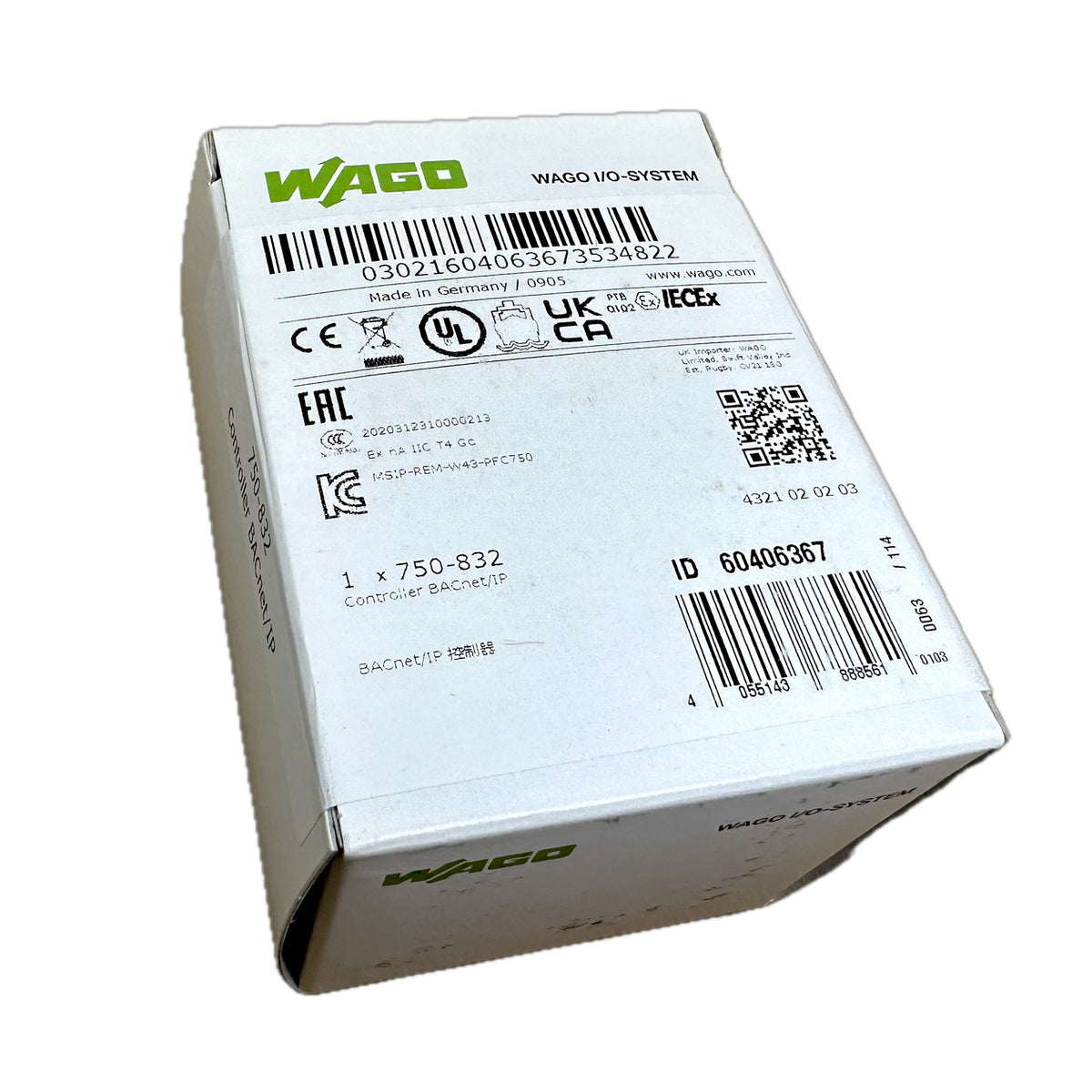 LK4956 Controller BACnet/IP 2x Ethernet Wago 750-832 versiegelt