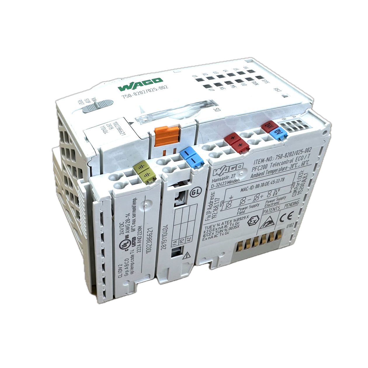 LK4961 Controller PFC200 2 Gen 2x Ethernet RS232/485 Wago 750-8212/025-002_5