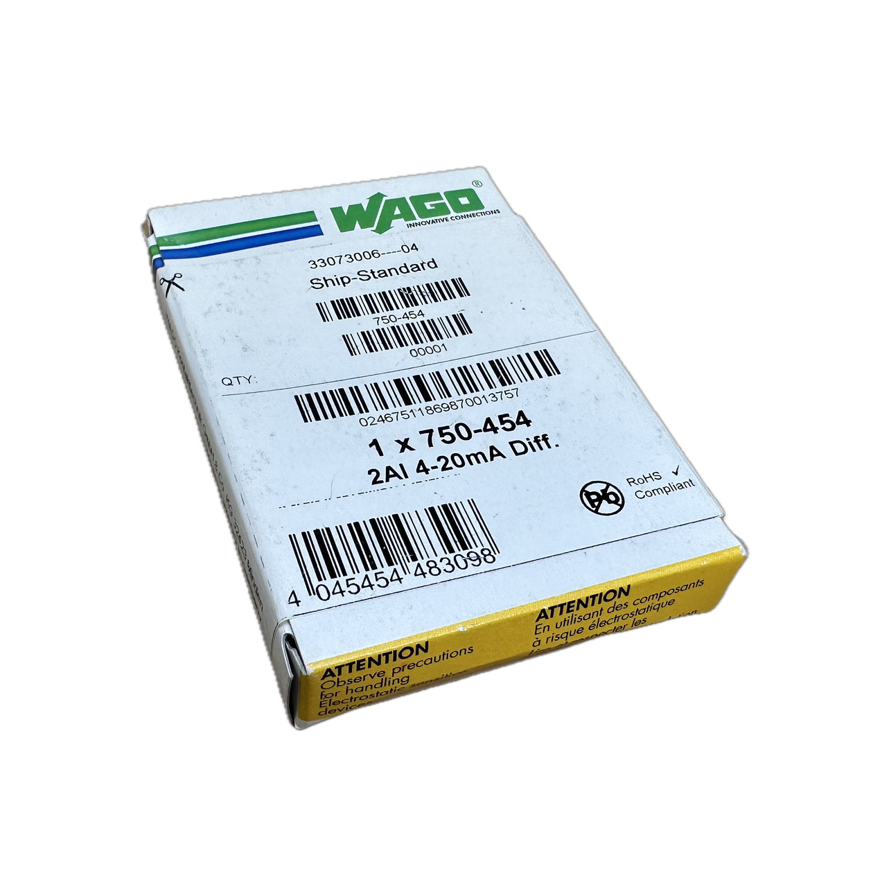 LK4973 2-Kanal-Analogeingangsklemme Wago 750-454