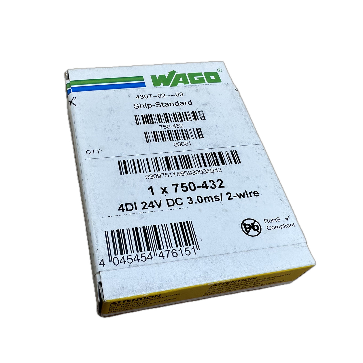 LK4975 4-Kanal-Digitaleingangsklemme Wago 750-432