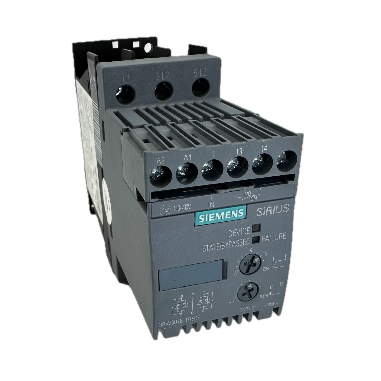LK4983 Sanftanlauf Softstarter Siemens 3RW3016-1BB14 4KW an 400V AC