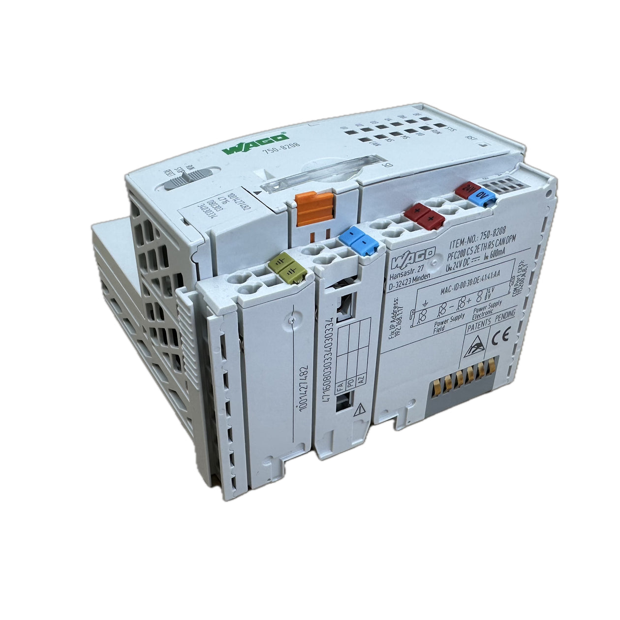 LK4989 Controller PFC200 Profibus 2x Ethernet RS232 485 Wago 750-8208_2