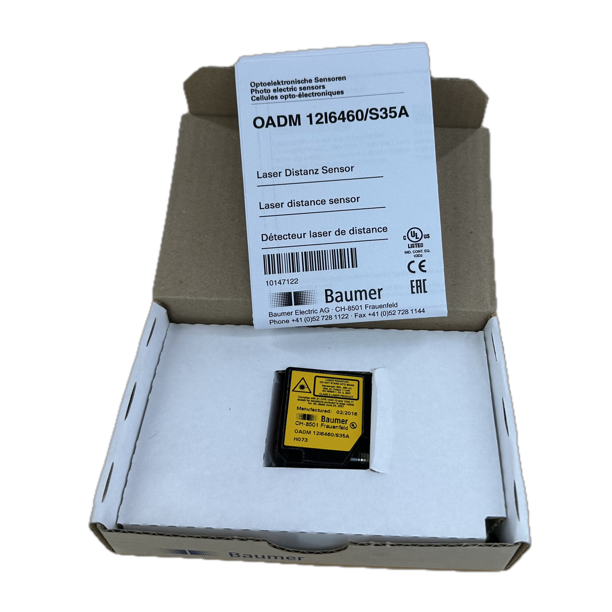 LK4994 laser distance sensor Baumer 0ADM 12I6460/S35A_3