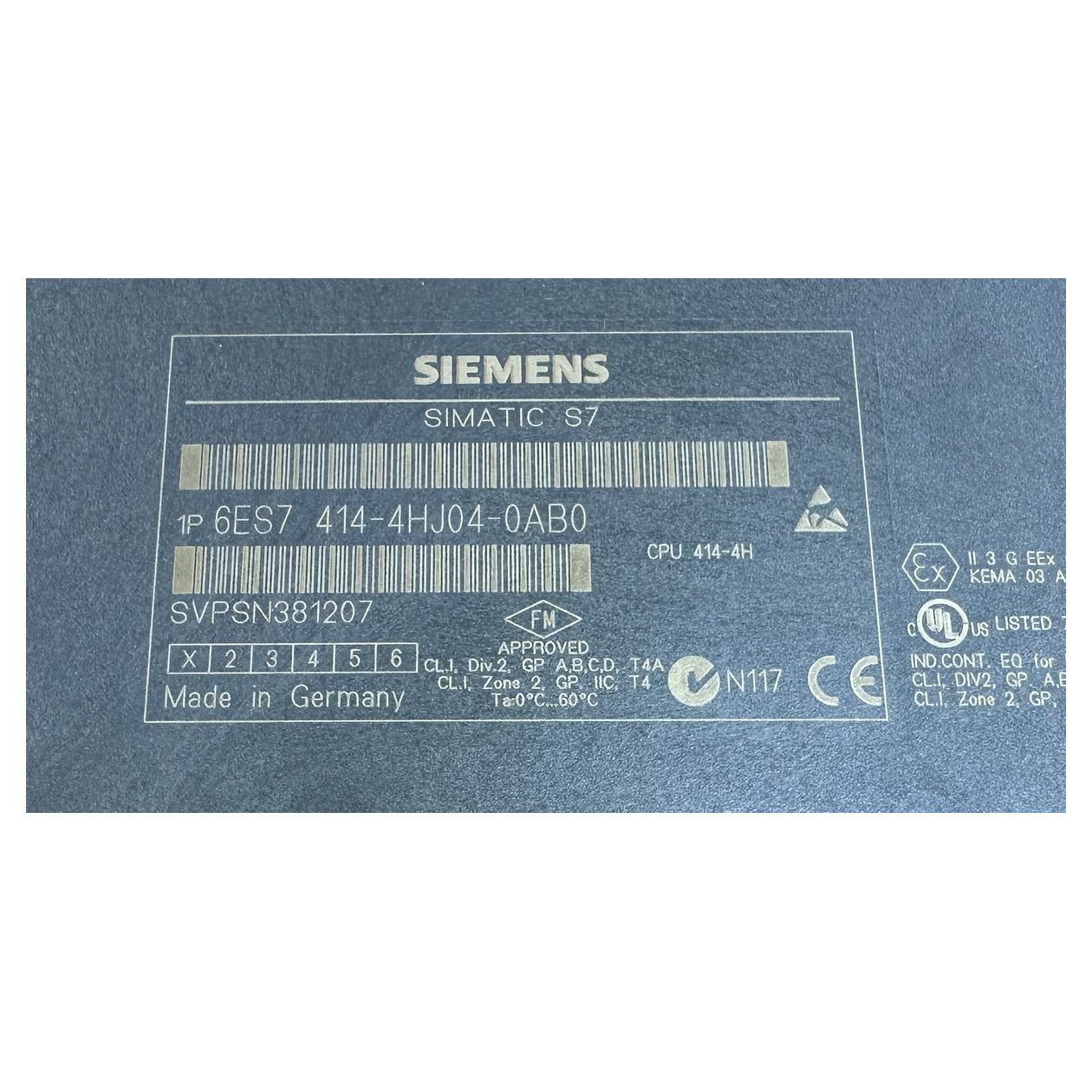 LK5016 CPU 414H Siemens 6ES7 414-4HJ04-0AB0 6ES7414-4HJ04-0AB0 E1 V4.0.12_8