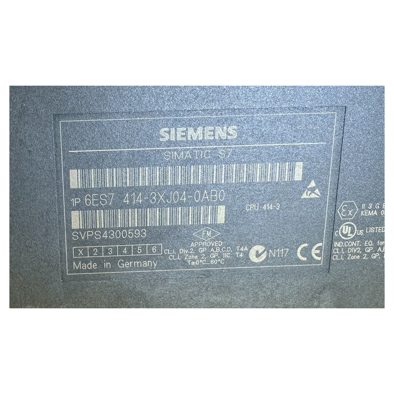 LK5017 CPU 414-3 Siemens 6ES7414-3XJ04-0AB0 6ES7 414-3XJ04-0AB0 E1 V4.0.2_8