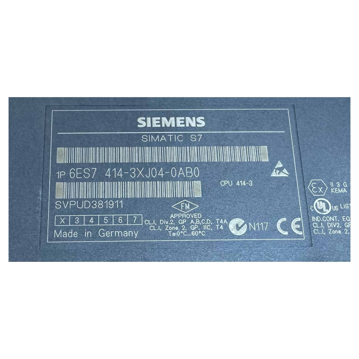 LK5020 CPU 414-3 Siemens 6ES7414-3XJ04-0AB0 6ES7 414-3XJ04-0AB0 E2 V4.1.1_8