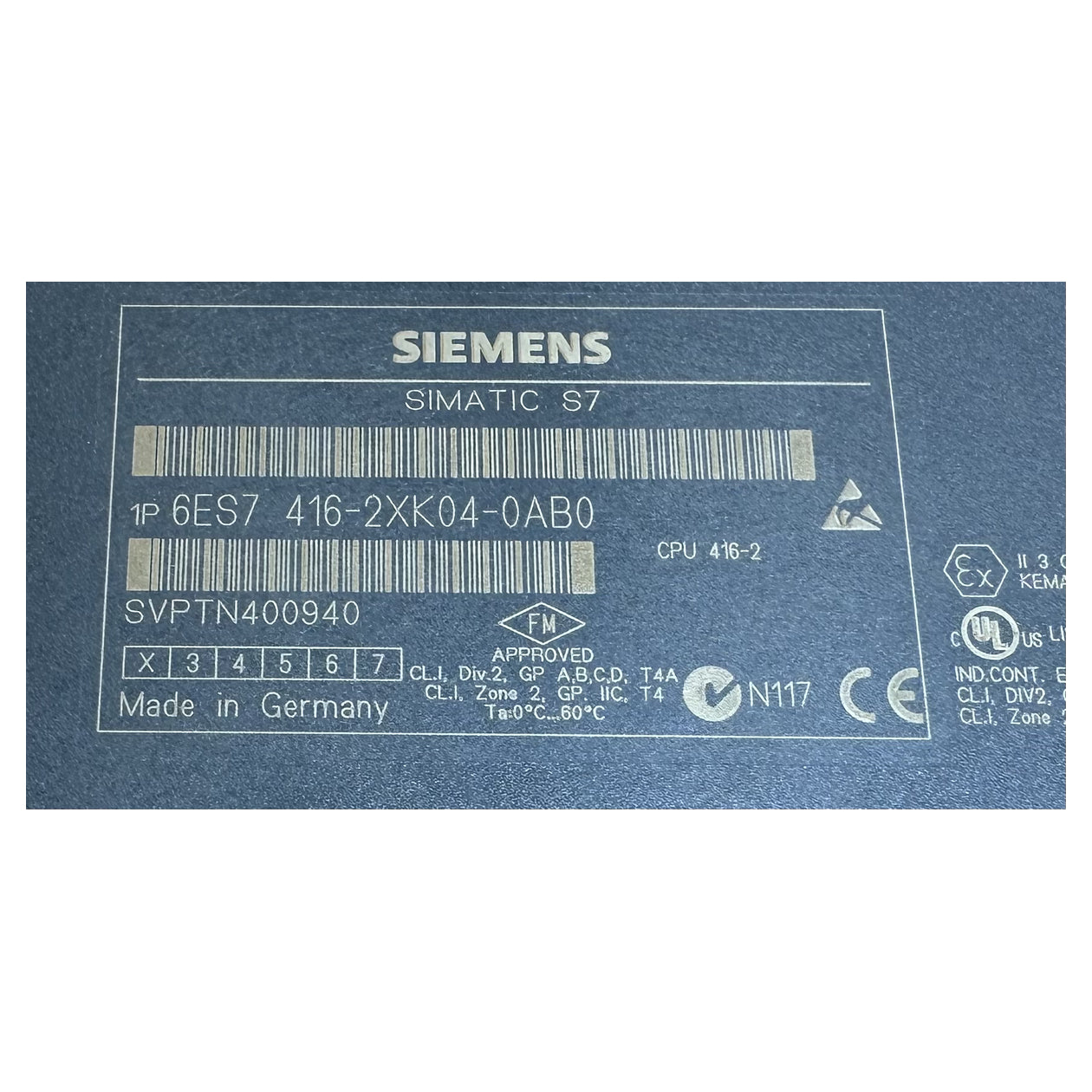 LK5026 CPU 416-2 Siemens 6ES7416-2XK04-0AB0 6ES7 416-2XK04-0AB0 E2_6