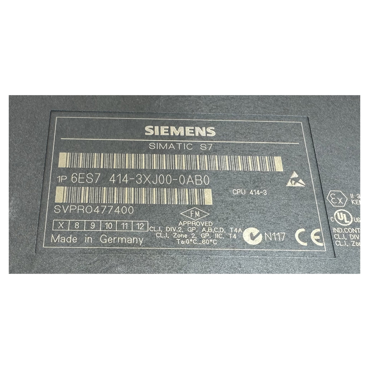 LK5029 CPU 414-3 Siemens 6ES7 414-3XJ00-0AB0 6ES7414-3XJ00-0AB0 E7 V3.1.3_7