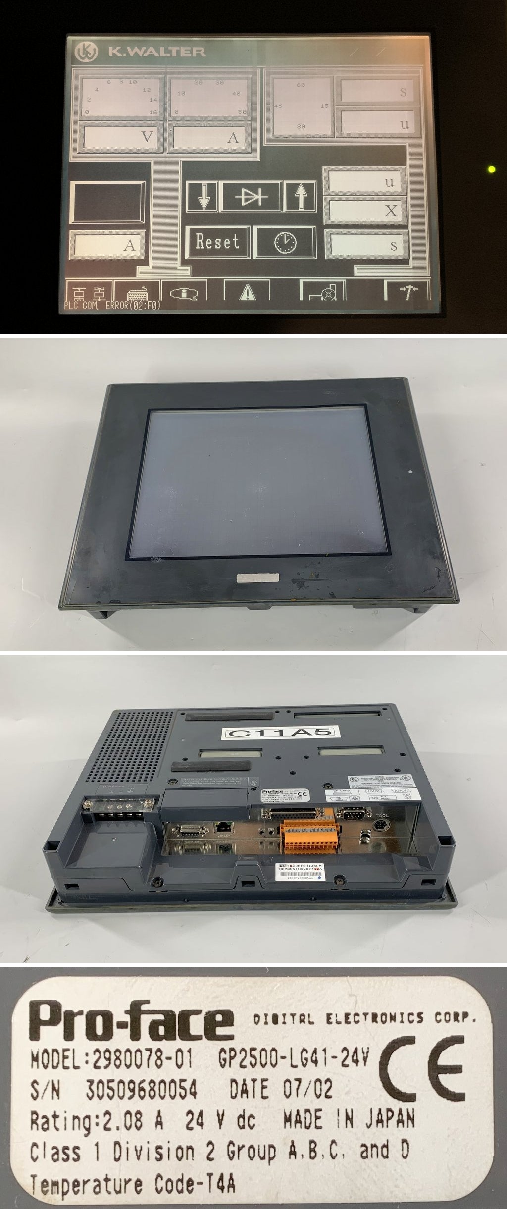 LK505 Bedienpanel Pro-face GP2500-LG41-24V 2890078-01_2