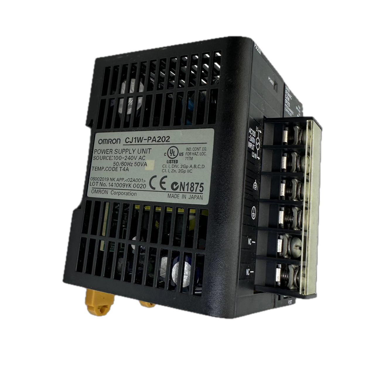 LK5053 Power Supply CPU Omron CJ1W-PA202 CJ1M-CPU12_3
