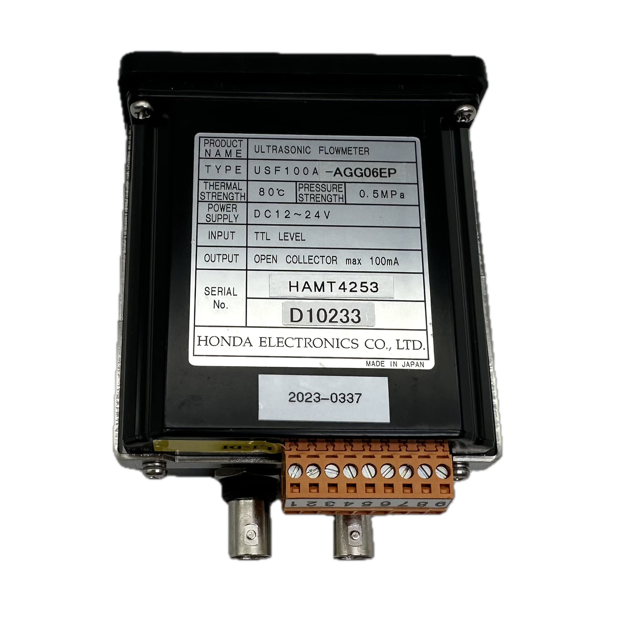 LK5058 Durchflussmesser Flowmeter Honda Electronics Ultrasonic USF100A-AGG06EP_4