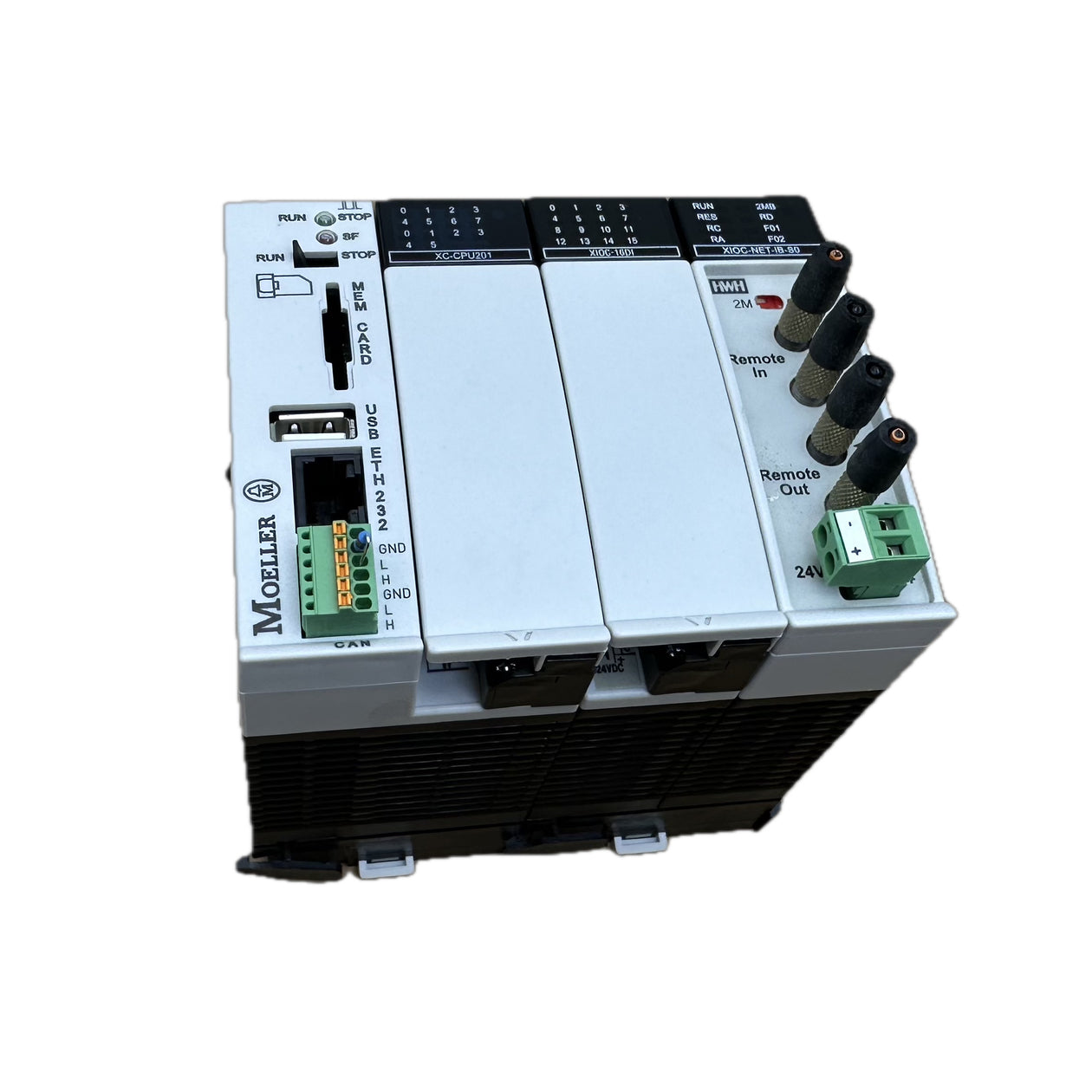 LK5072 Moeller XC-CPU201-EC256K-8DI-6DO HWH XIOC-NET-IB-SO