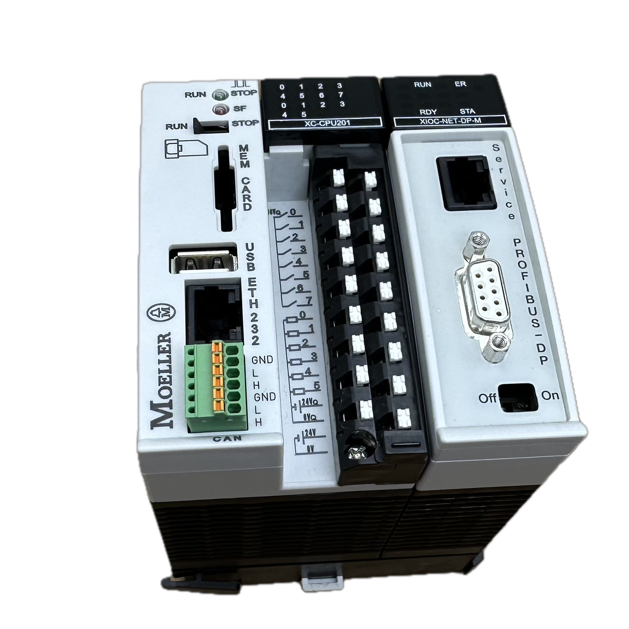 LK5073 Moeller XC-CPU201-EC256K-8DI-6DO XIOC-NET-DP-M_2