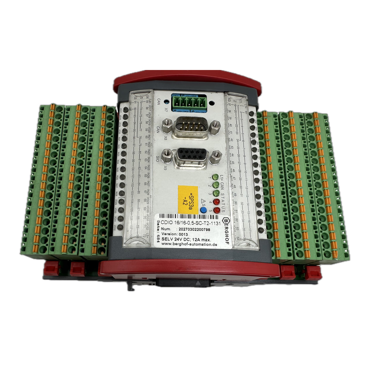 LK5077 Digitales E/A Erweiterungsmodul Berghof CDIO 16/16-0,5-SC-T2-1131 Ver 13_2