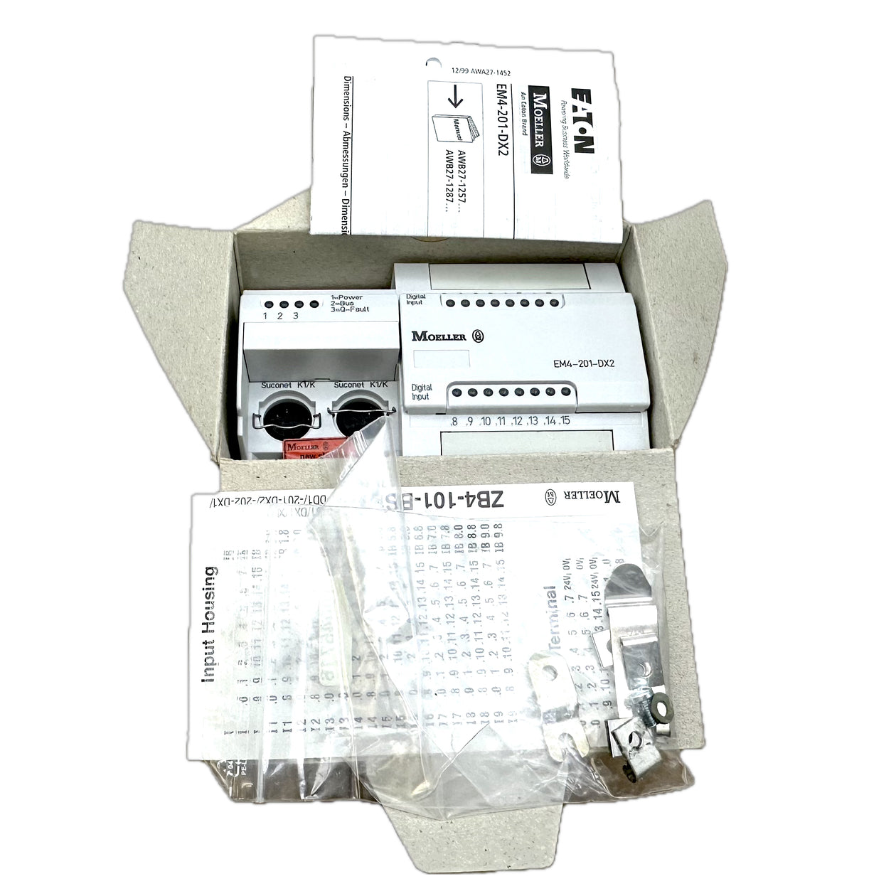 LK5087 SPS Erweiterungsmodul Moeller Eaton EM4-201-DX2 ovp