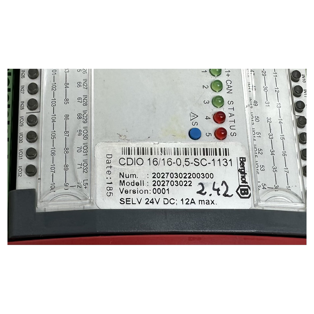 LK5104 Eingangsmodul Ausgangsmodul Berghof CDIO 16/16-0,5-SC-1131 Vers 0001_5