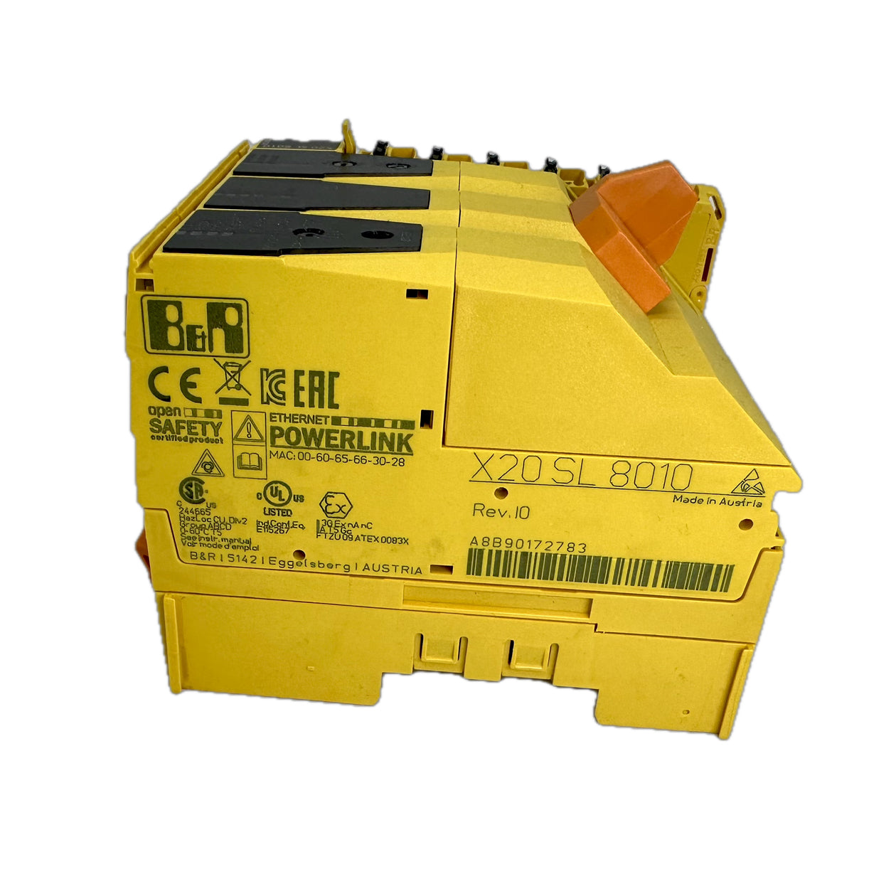 LK5110 Safelogic Sicherheits CPU B&R X20SL8010 Rev I0_3