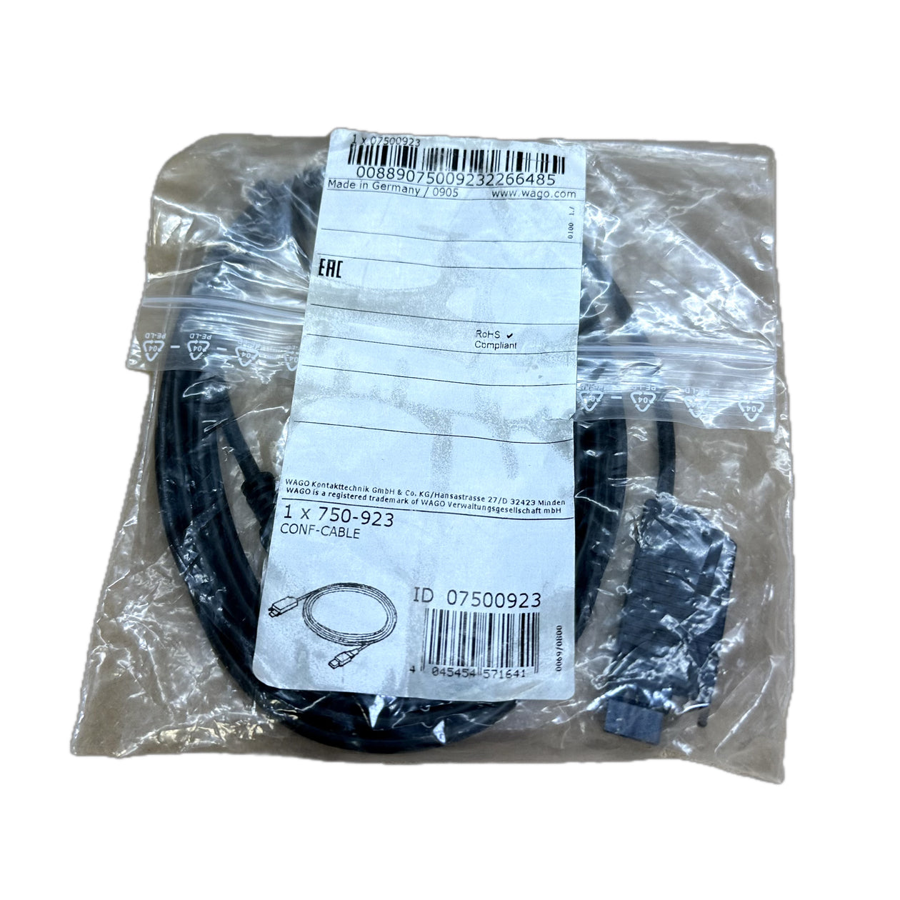 LK5112 Konfigurationsleitung 2,5m USB Wago 750-923