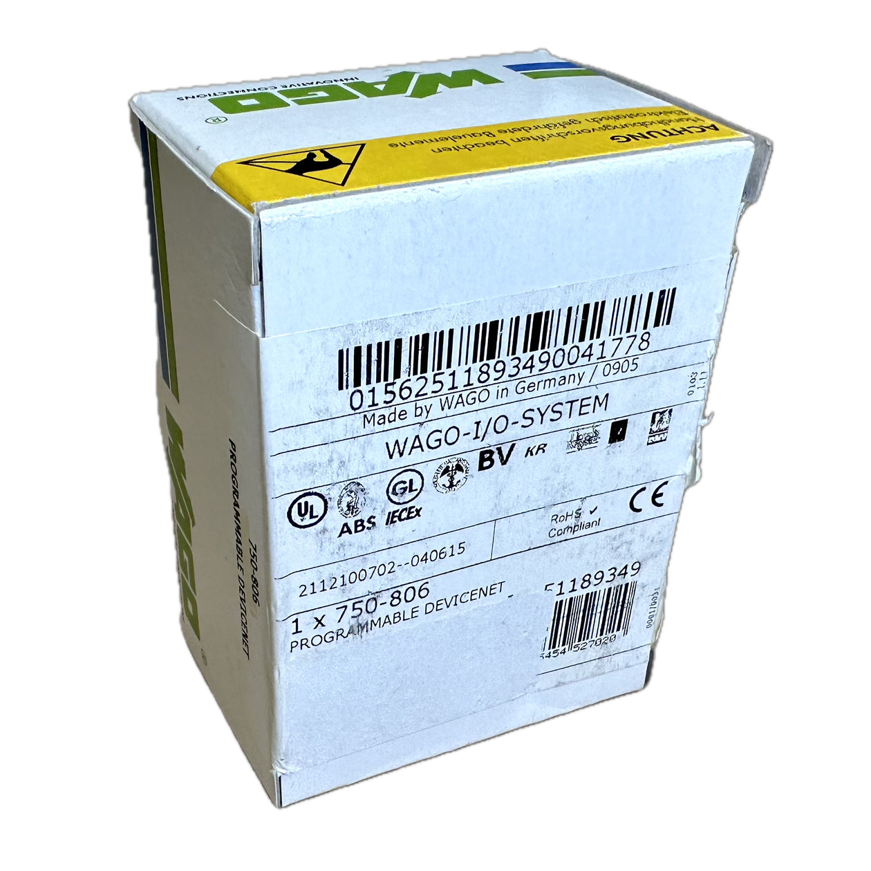 LK5115 Controller DeviceNet Wago 750-806 ovp Siegel offen